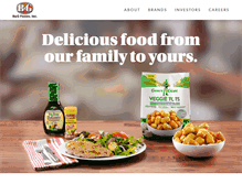 Tablet Screenshot of bgfoods.com